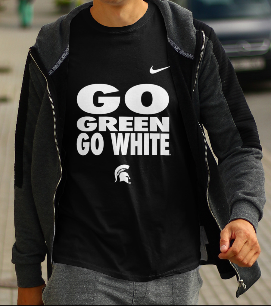 Nike Michigan State Spartans Go Green Go White T-Shirt