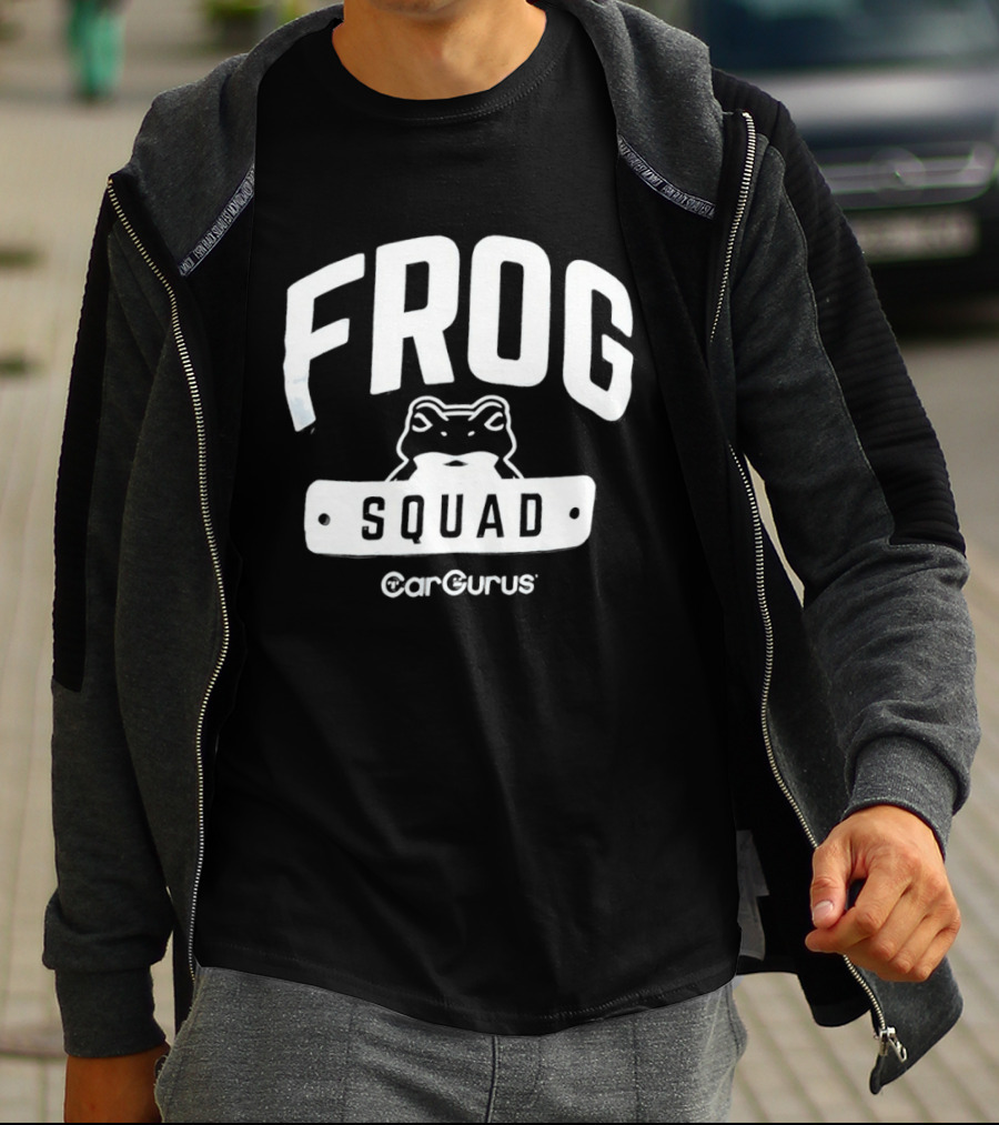 Frog Squad CarGurus Vintage Style Frog Embossed T-Shirt