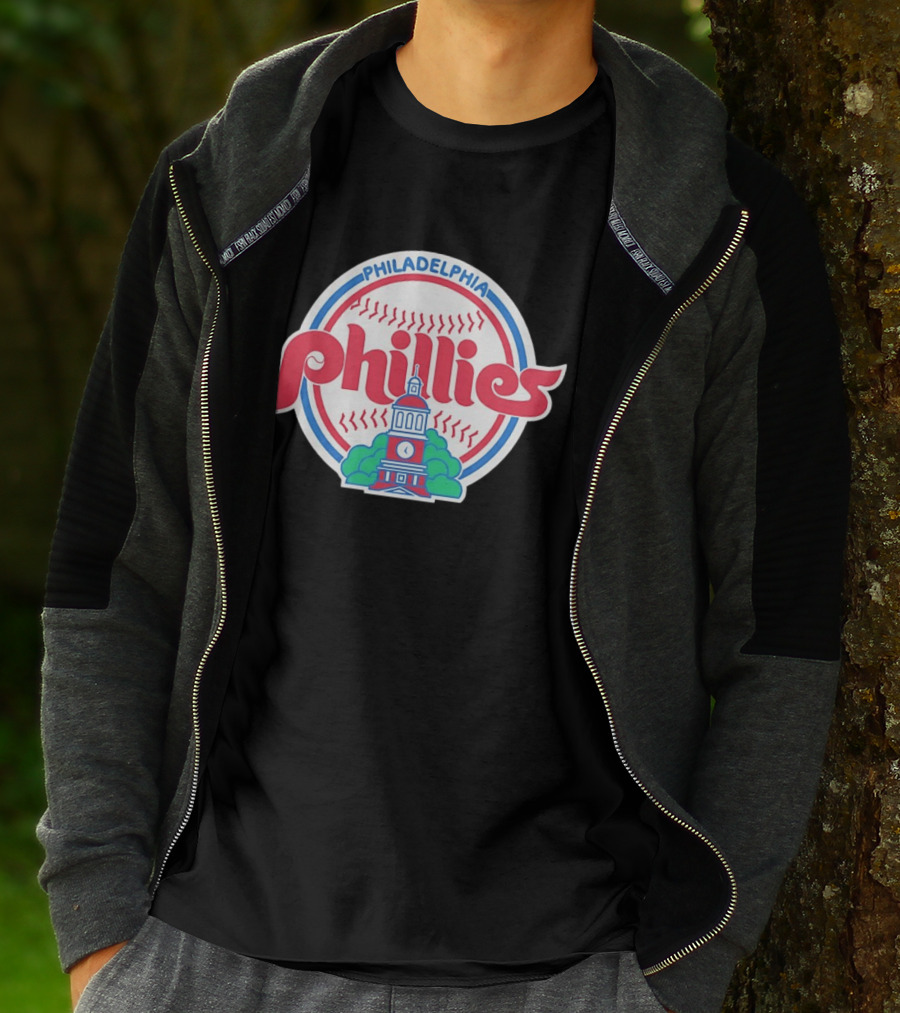 Philadelphia Phillies Independence Hall Baseball Team T-Shirt