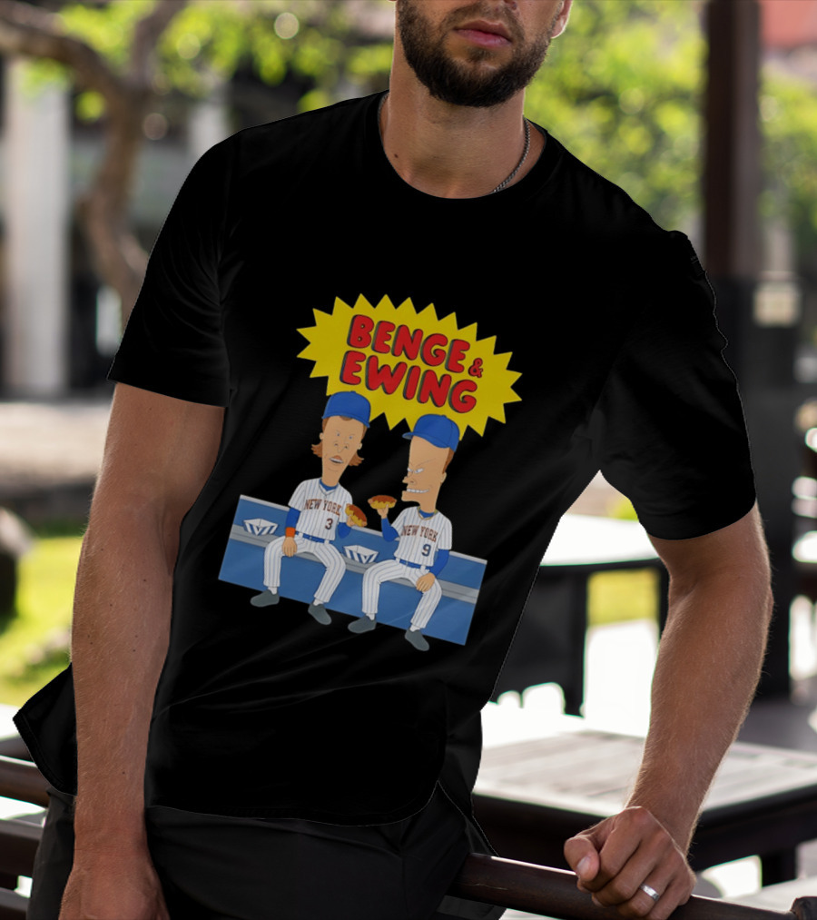 Benge & Ewing New York Mets Beavis And Butt Head T-Shirt