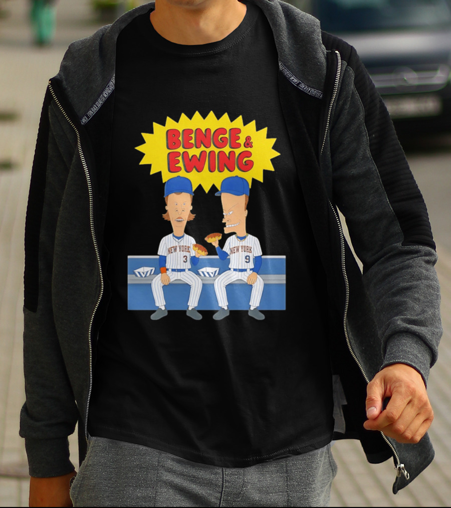 Benge & Ewing New York Mets Beavis And Butt Head T-Shirt