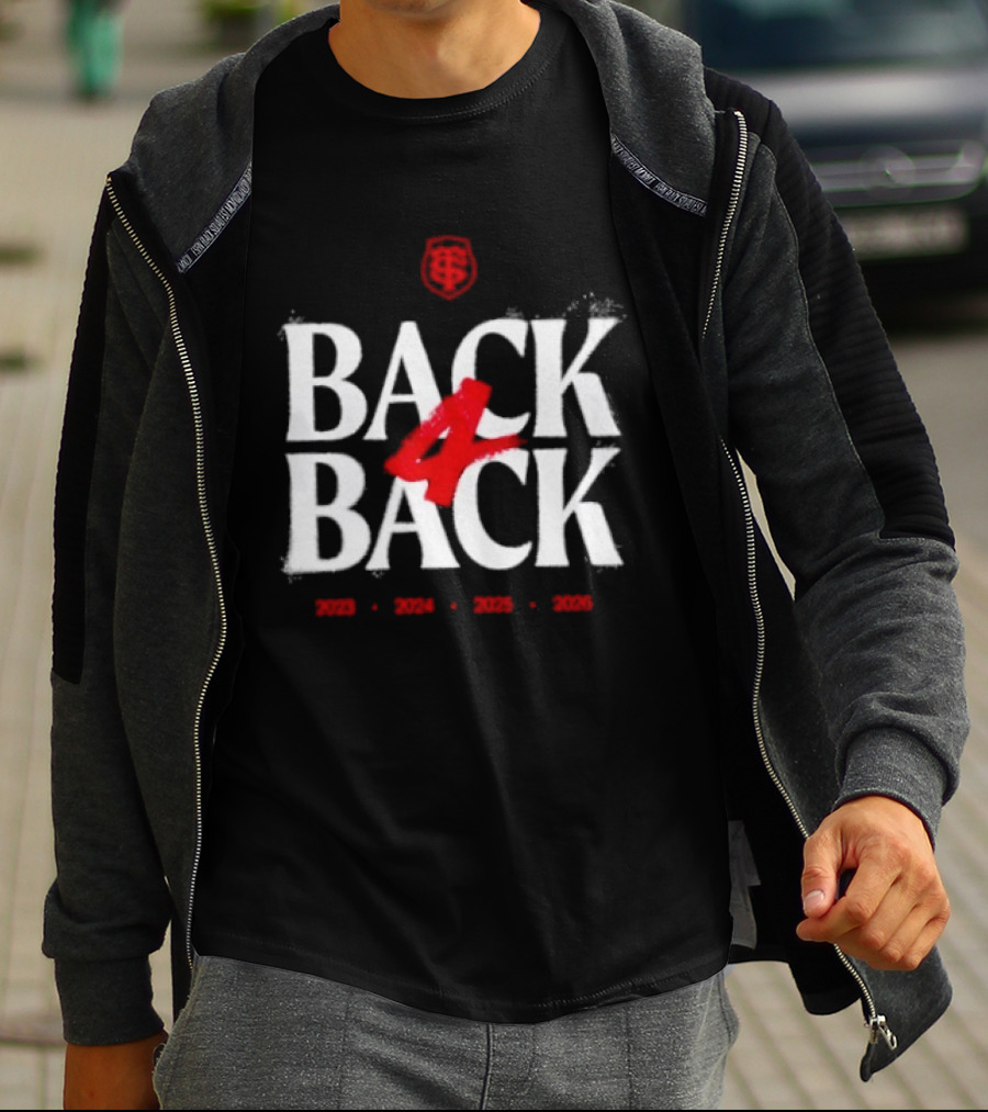 Stade Toulousain Back To Back 4 Times T-Shirt