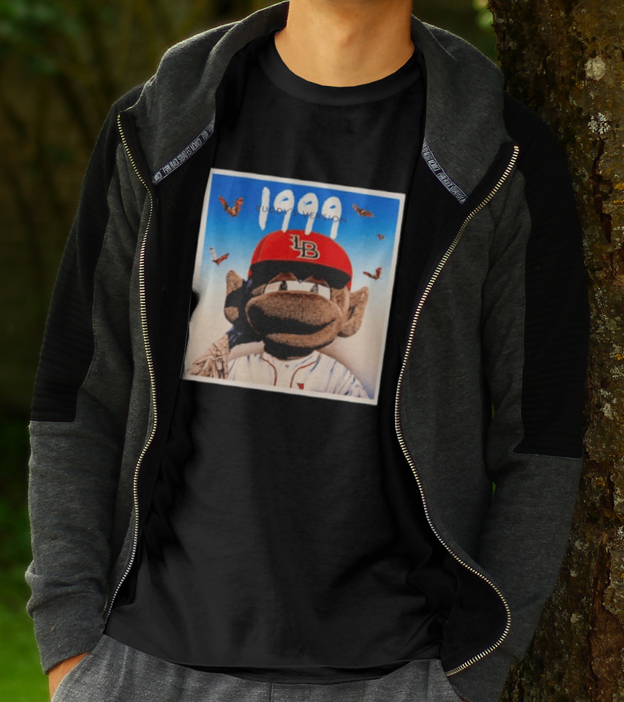 1999 Buddy's Version LB Red Cap Baseball T-Shirt