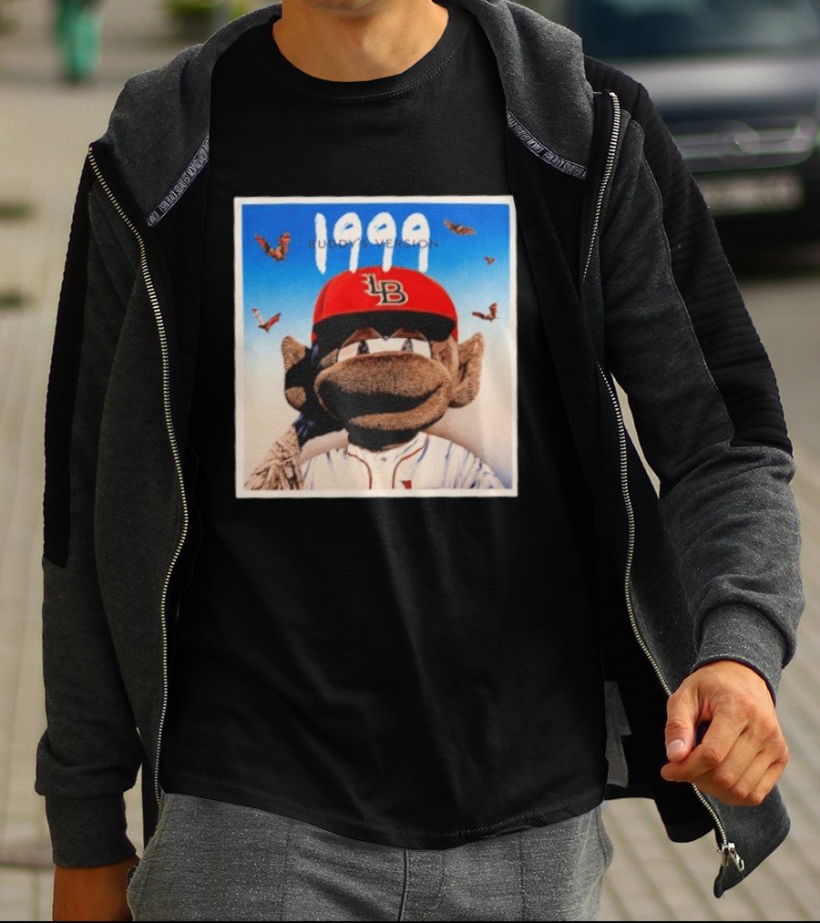 1999 Buddy's Version LB Red Cap Baseball T-Shirt