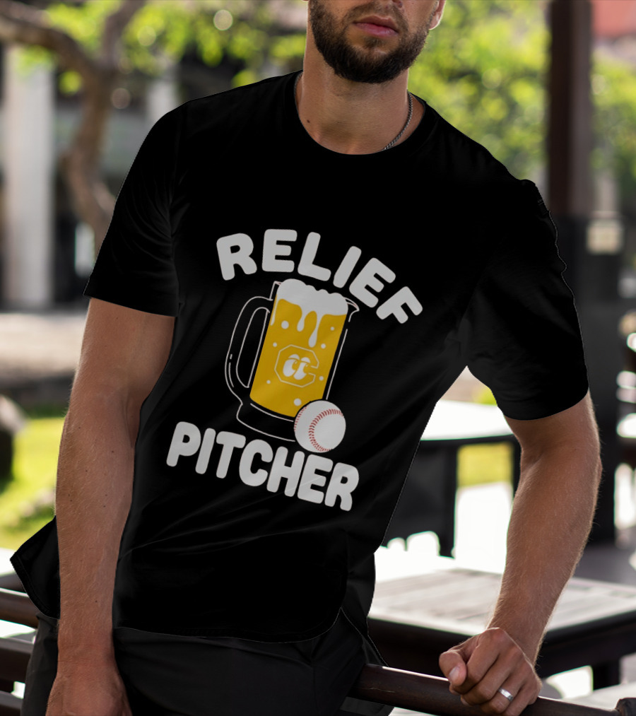 Chattanooga Lookouts Relief Pitcher Beer Baseball C T-Shirt