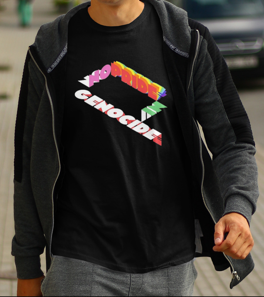 No Pride In Genocide Colorful 3D T-Shirt