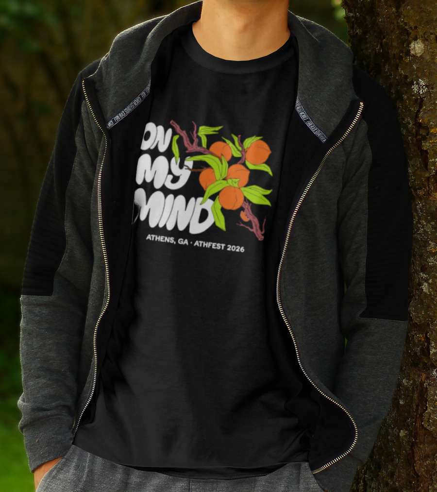 On My Mind Athens GA Athfest 2026 Peaches T-Shirt
