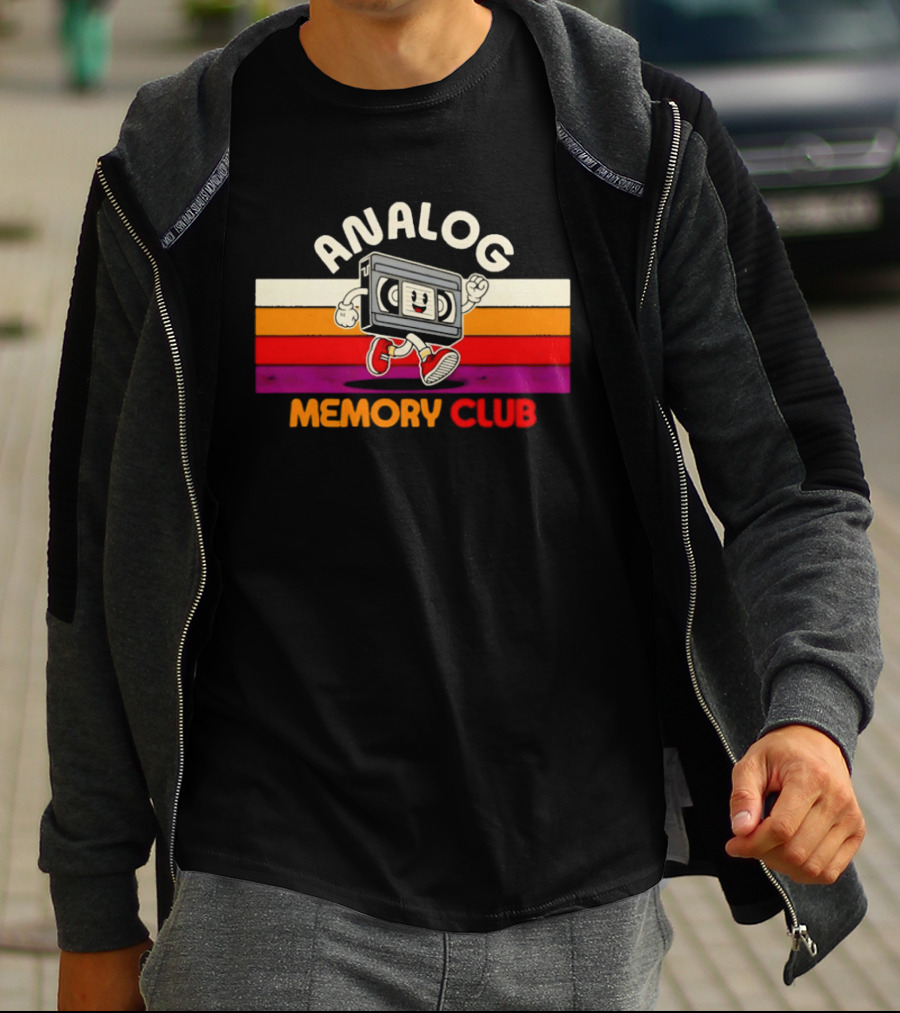 Analog Memory Club VHS Tape T-Shirt