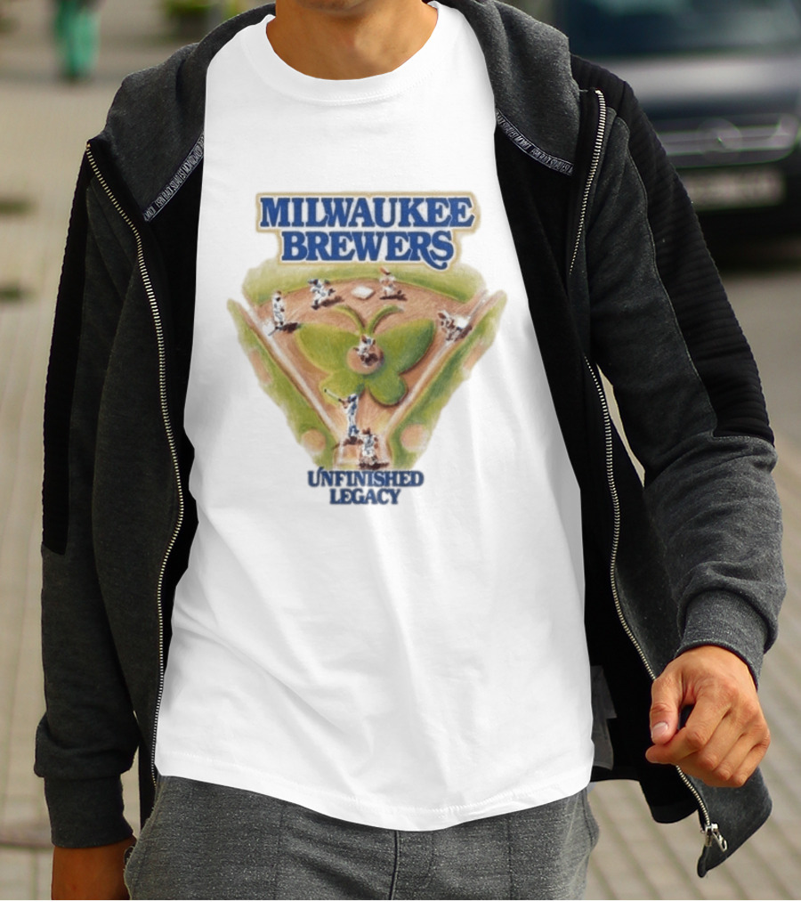 Milwaukee Brewers 2026 Giveaway Unfinished Legacy Local Artist T-Shirt