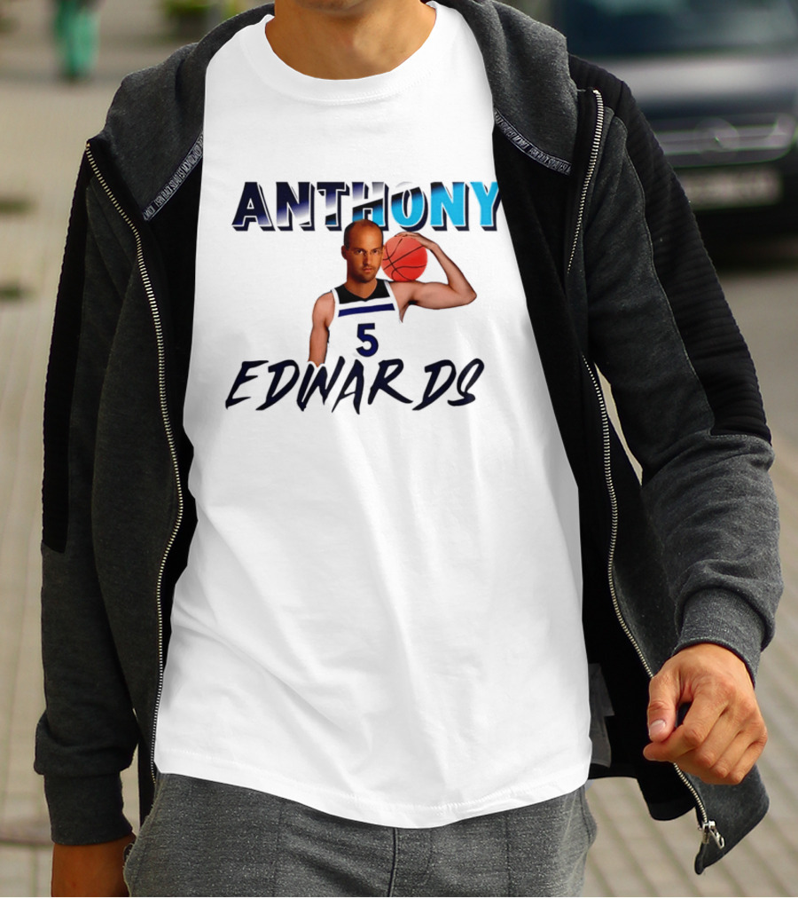 Anthony Edwards 5 Minnesota Timberwolves Basketball T-Shirt