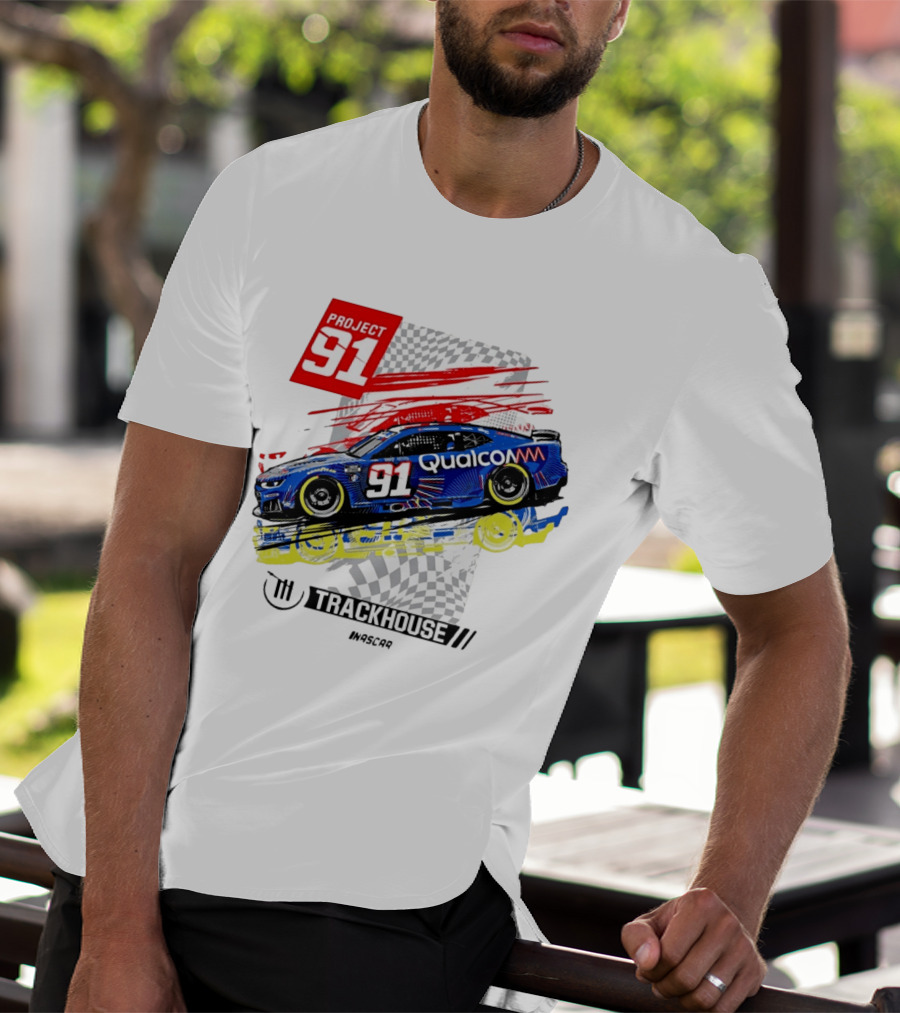 Project 91 Trackhouse Racing Qualcomm NASCAR T-Shirt