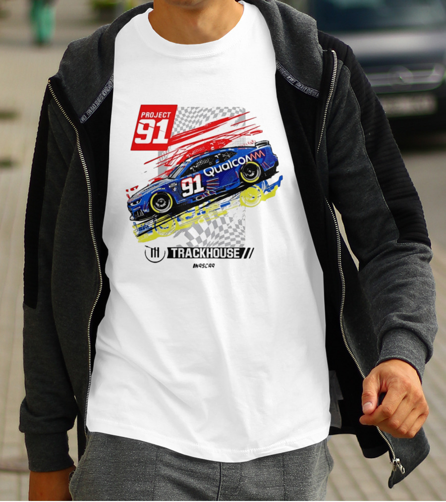 Project 91 Trackhouse Racing Qualcomm NASCAR T-Shirt