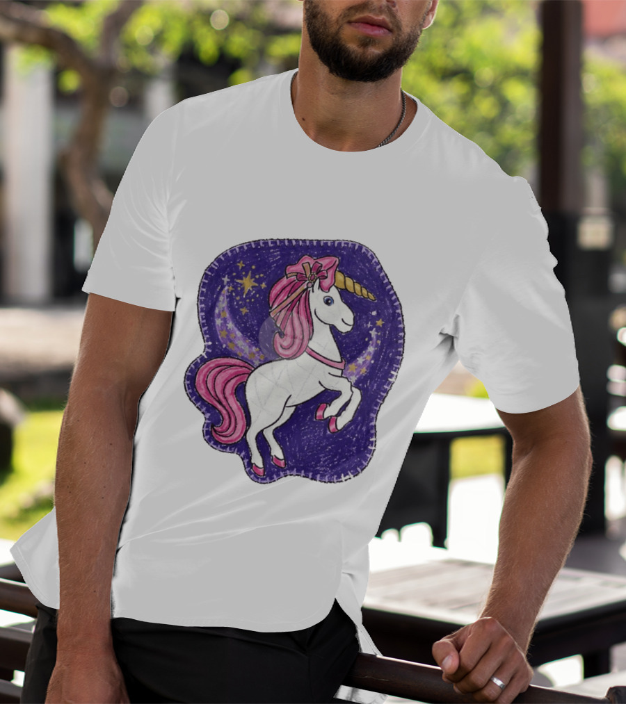 Lizzie Unicorn Dreams Come True Disney Starry Night T-Shirt