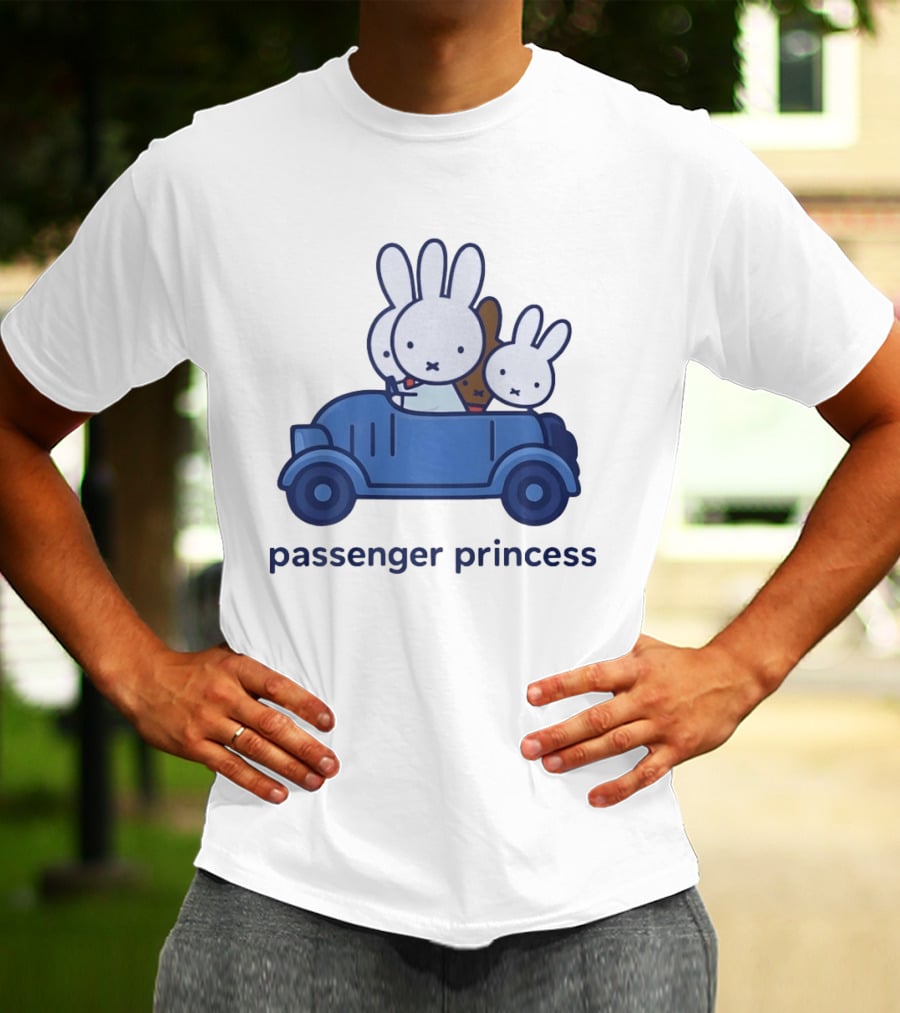 Miffy Passenger Princess Bunny Rabbit Car Ride T-Shirt