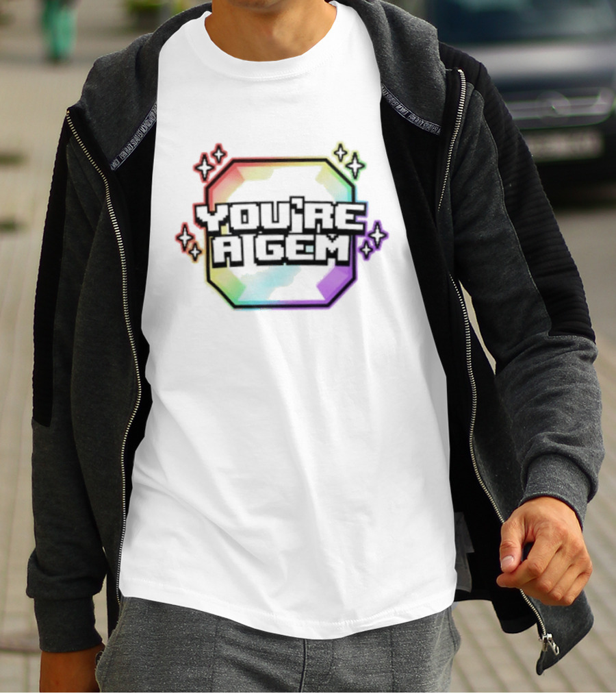 You're A Gem Emidivergent Pride Stars Rainbow T-Shirt