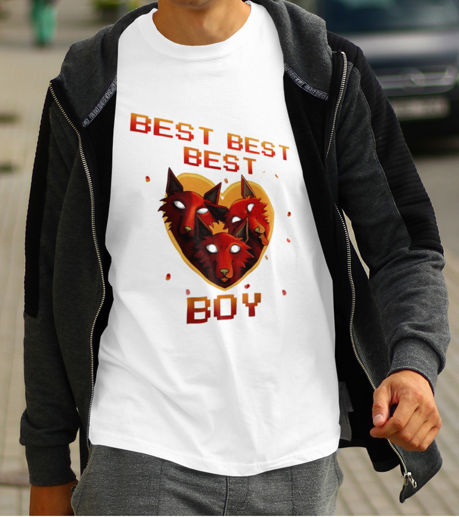 BEST BEST BEST BOY Fox Trio T-Shirt