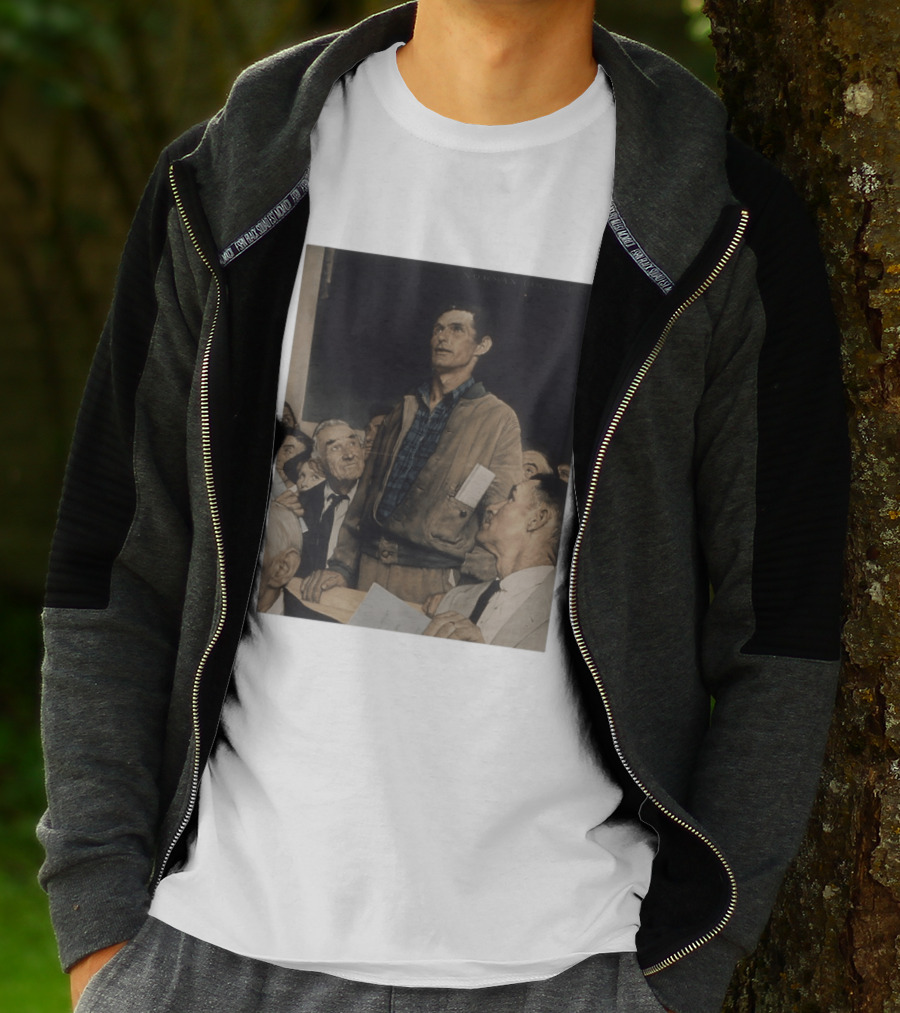 Norman Rockwell Four Freedoms 1943 Freedom Of Speech Timeless T-Shirt