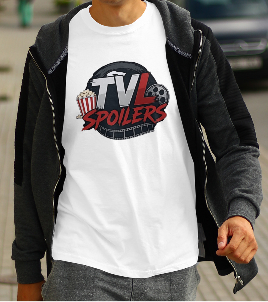 TVL Spoilers Cinema Movie Lover Popcorn Film Reel T-Shirt