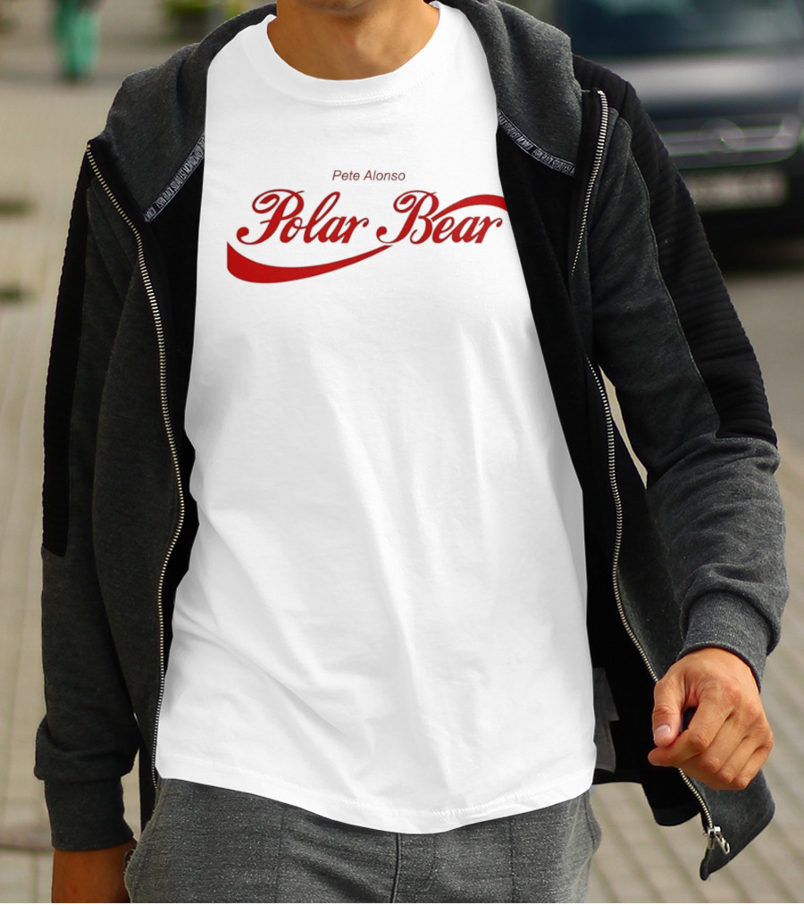 Pete Alonso Polar Bear Coca Cola Style Orioles T-Shirt