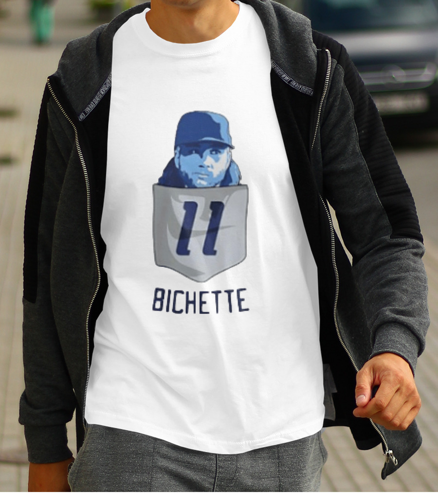 Bo Bichette 11 Toronto Blue Jays Baseball MLB Pocket T-Shirt