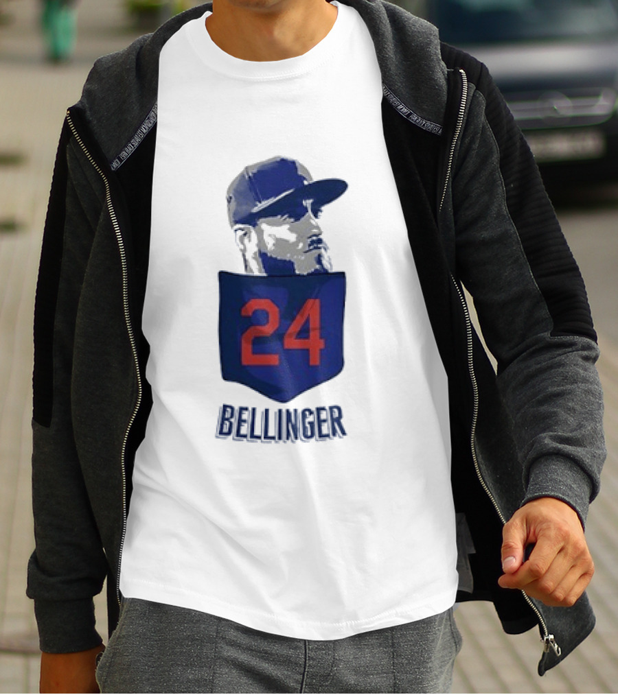Cody Bellinger 24 Chicago Cubs Bellinger Baseball MLB Pocket Cap T-Shirt