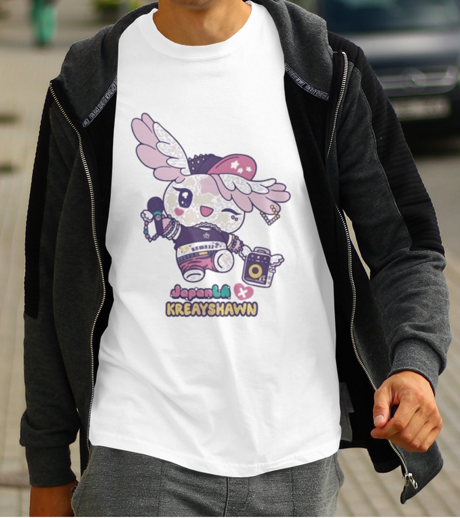 Michi Kreayshawn JapanLA Kawaii Bunny DJ Vibes T-Shirt