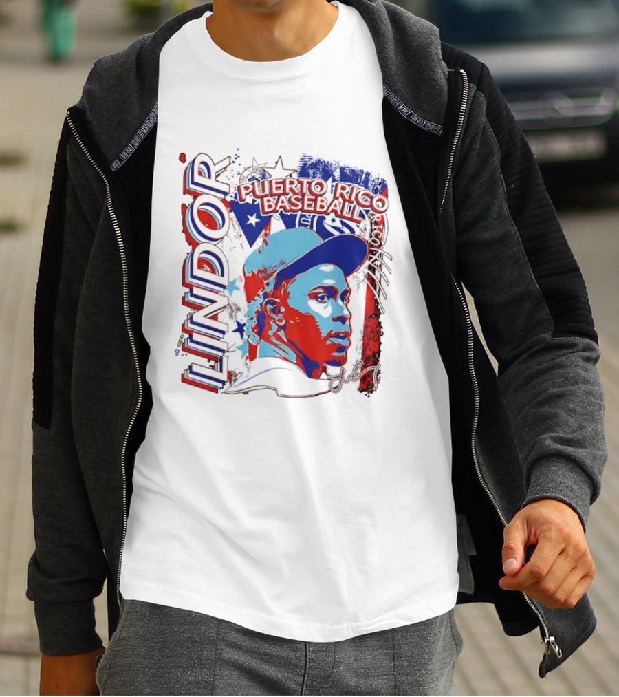 Francisco Lindor Puerto Rico Baseball MLB Player T-Shirt