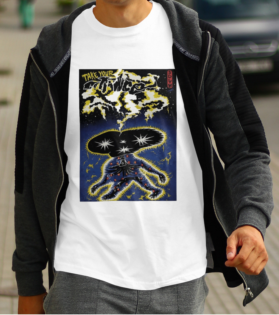 Take Your Chance SLW Electric Cosmic Figure Explosion T-Shirt