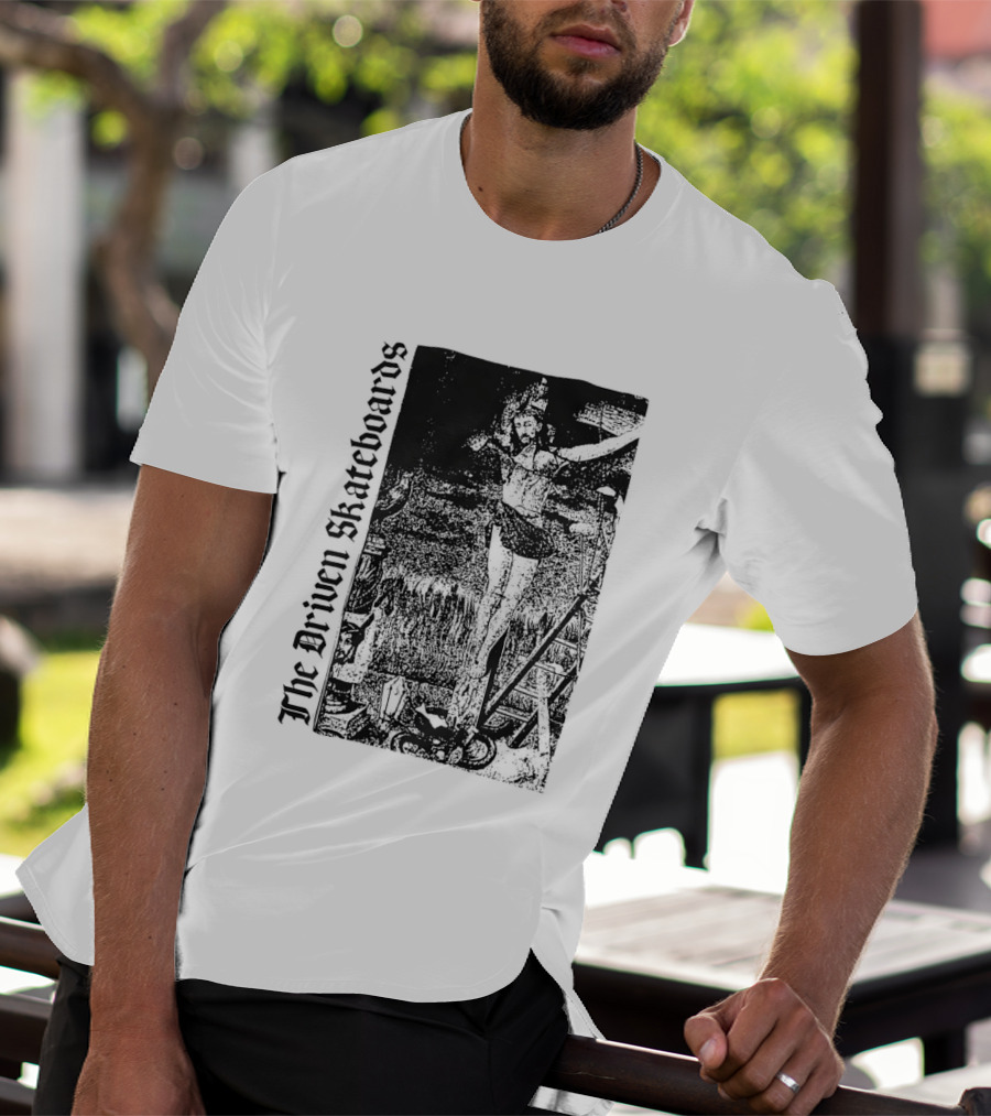 The Driven Skateboards Skeleton Rider T-Shirt