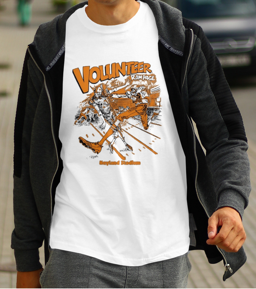 Volunteer Rampage Neyland Stadium Tennessee Volunteers T-Shirt