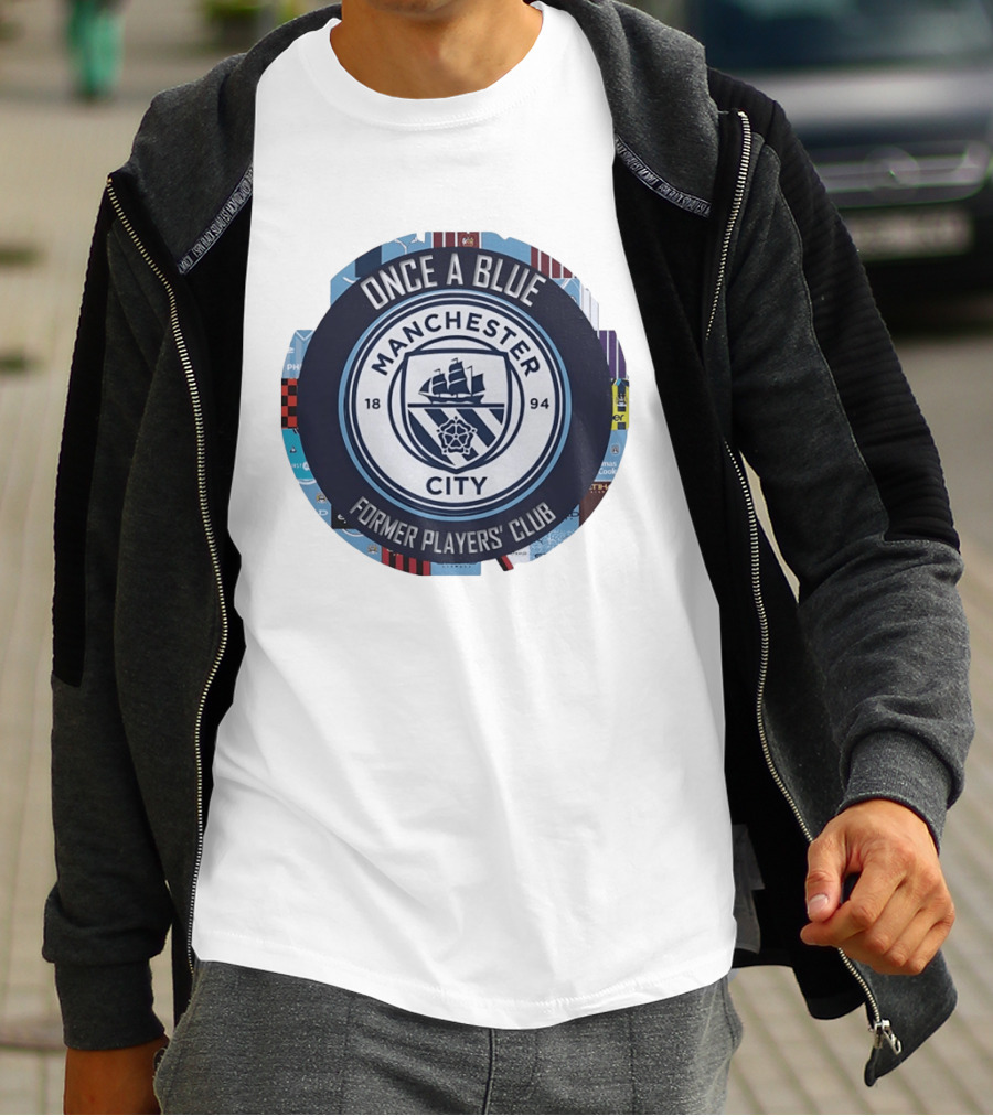 Once A Blue Manchester City Former Players Club 1894 T-Shirt