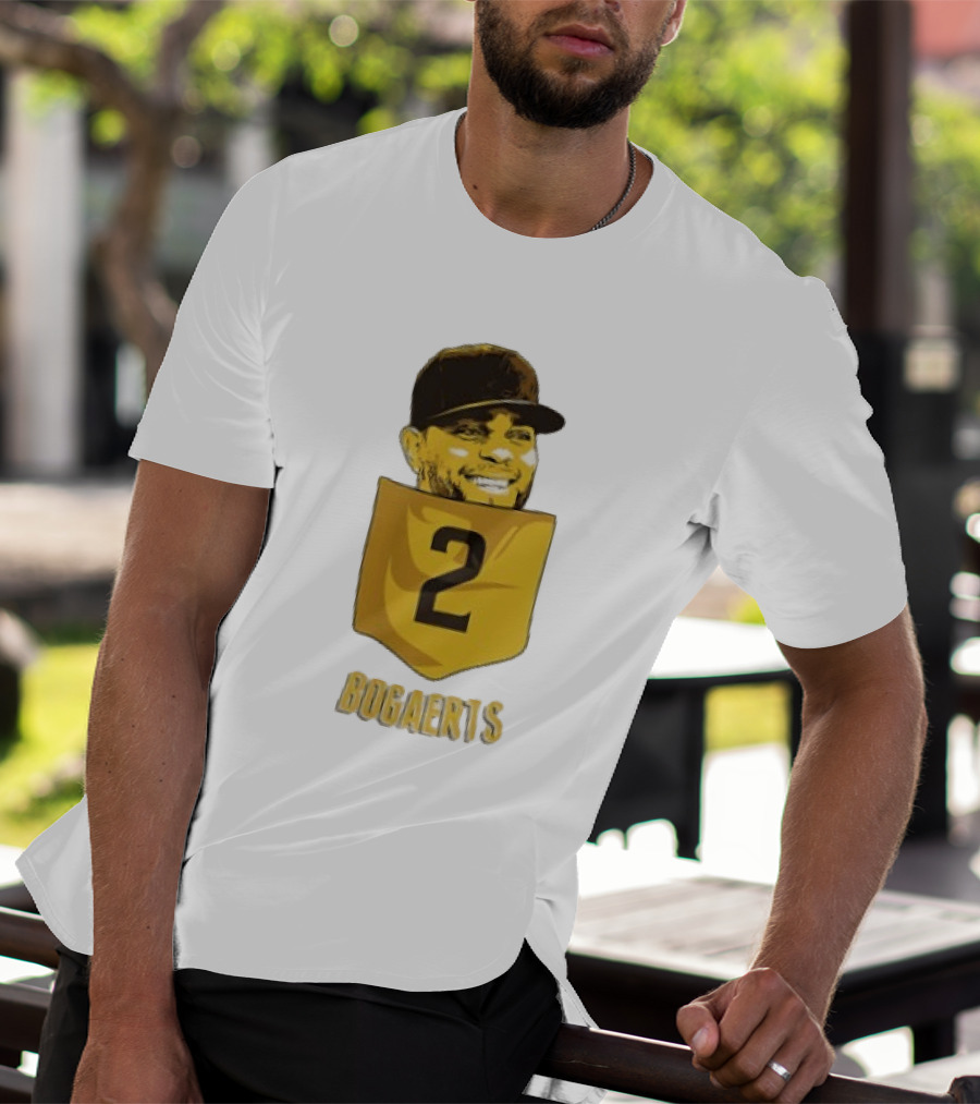 Xander Bogaerts 2 San Diego Padres Baseball MLB Pocket T-Shirt