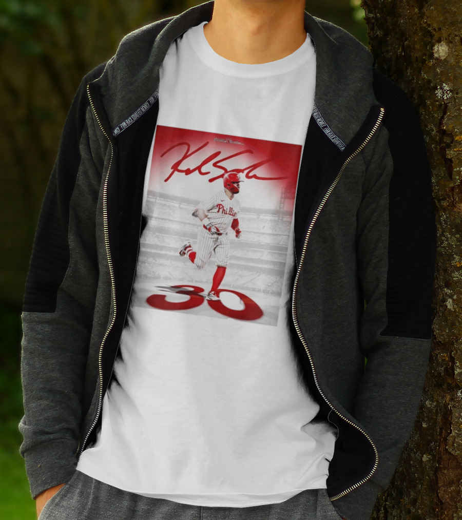 Philadelphia Phillies Kyle Schwarber 30 Home Runs Phillies Stadium T-Shirt