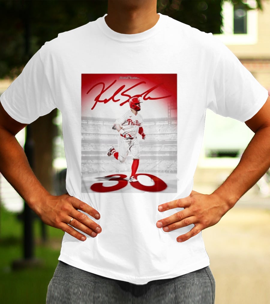 Philadelphia Phillies Kyle Schwarber 30 Home Runs Phillies Stadium T-Shirt