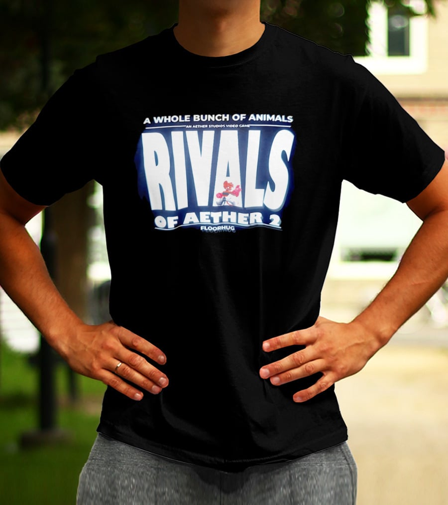 A Whole Bunch Of Animals Rivals Of Aether 2 An Aether Studios Video Game Floorhug T-Shirt