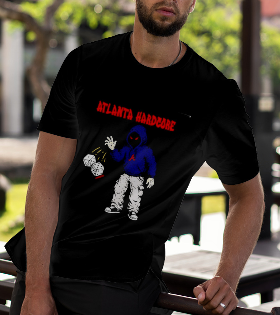 Atlanta Hardcore Braves Dice Throw Streetwear T-Shirt