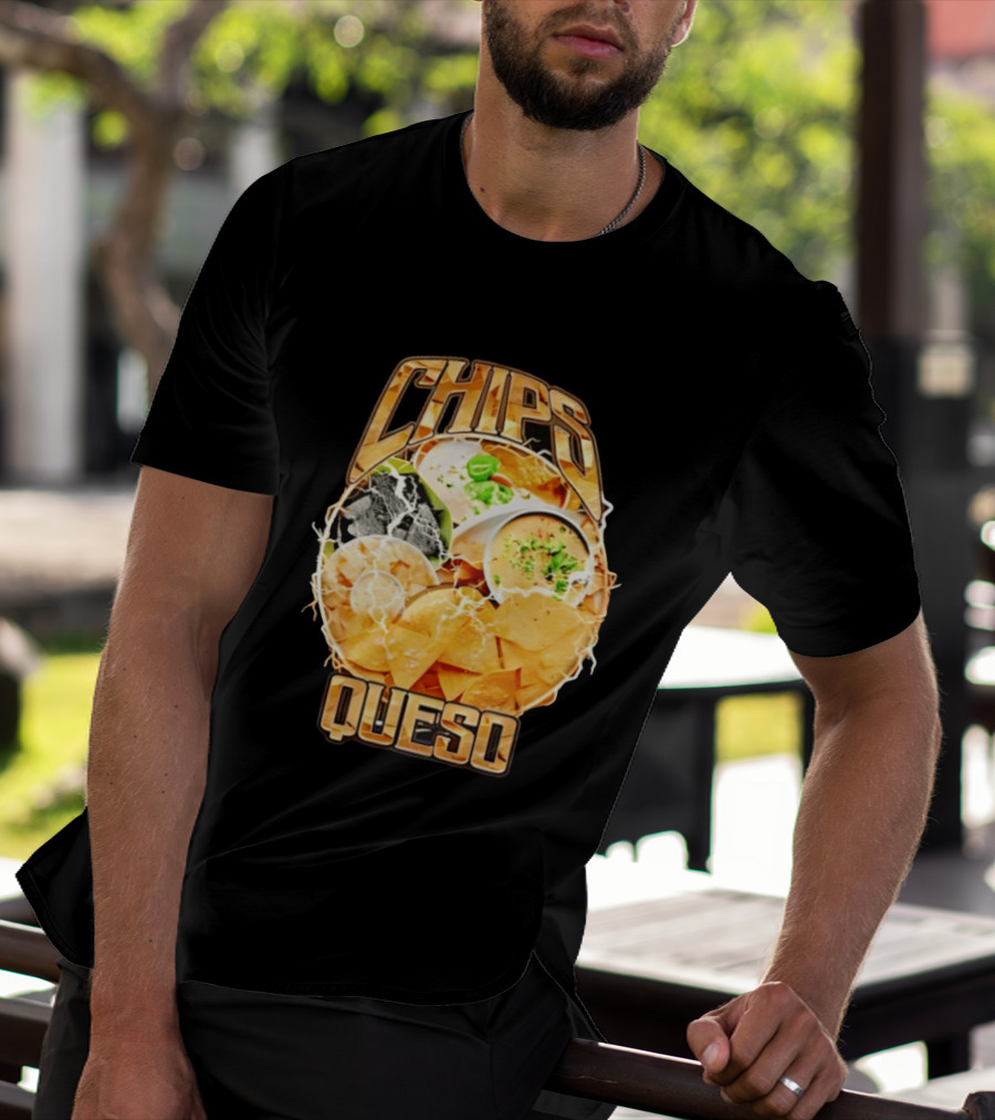 Chips Queso Lightning Bold Flavor Snack Experience T-Shirt