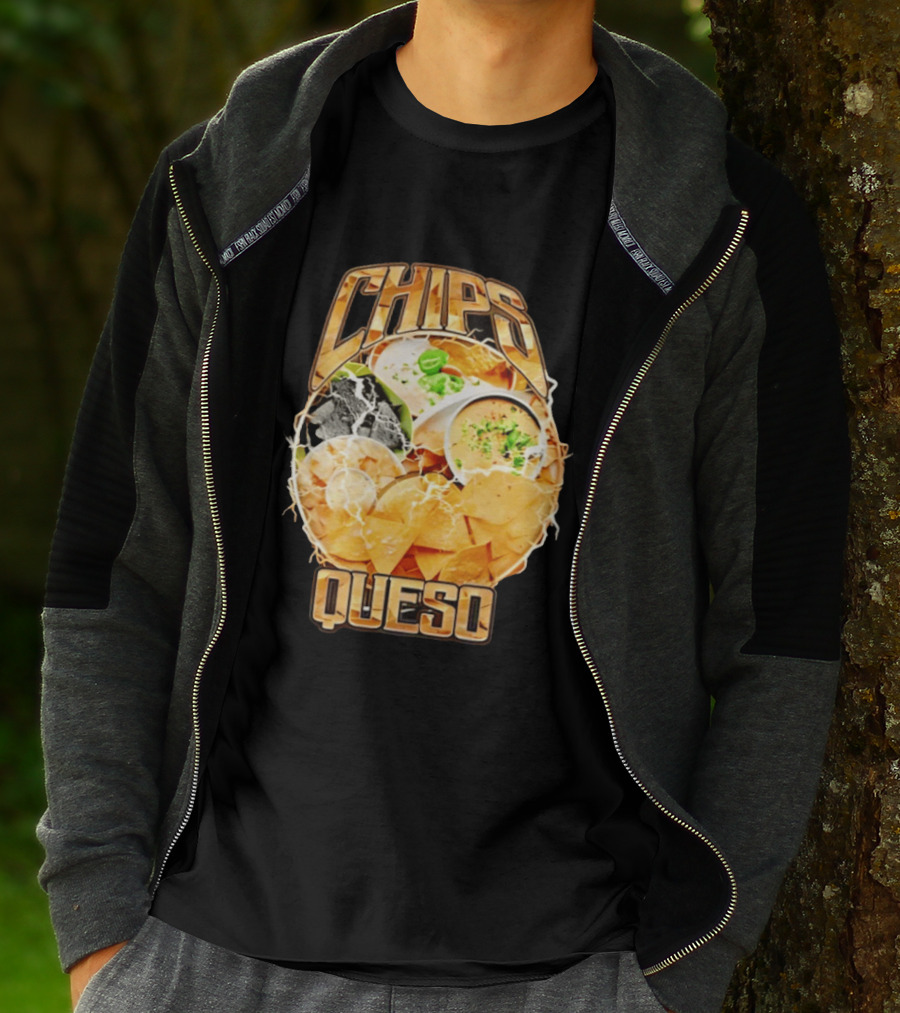 Chips Queso Lightning Bold Flavor Snack Experience T-Shirt
