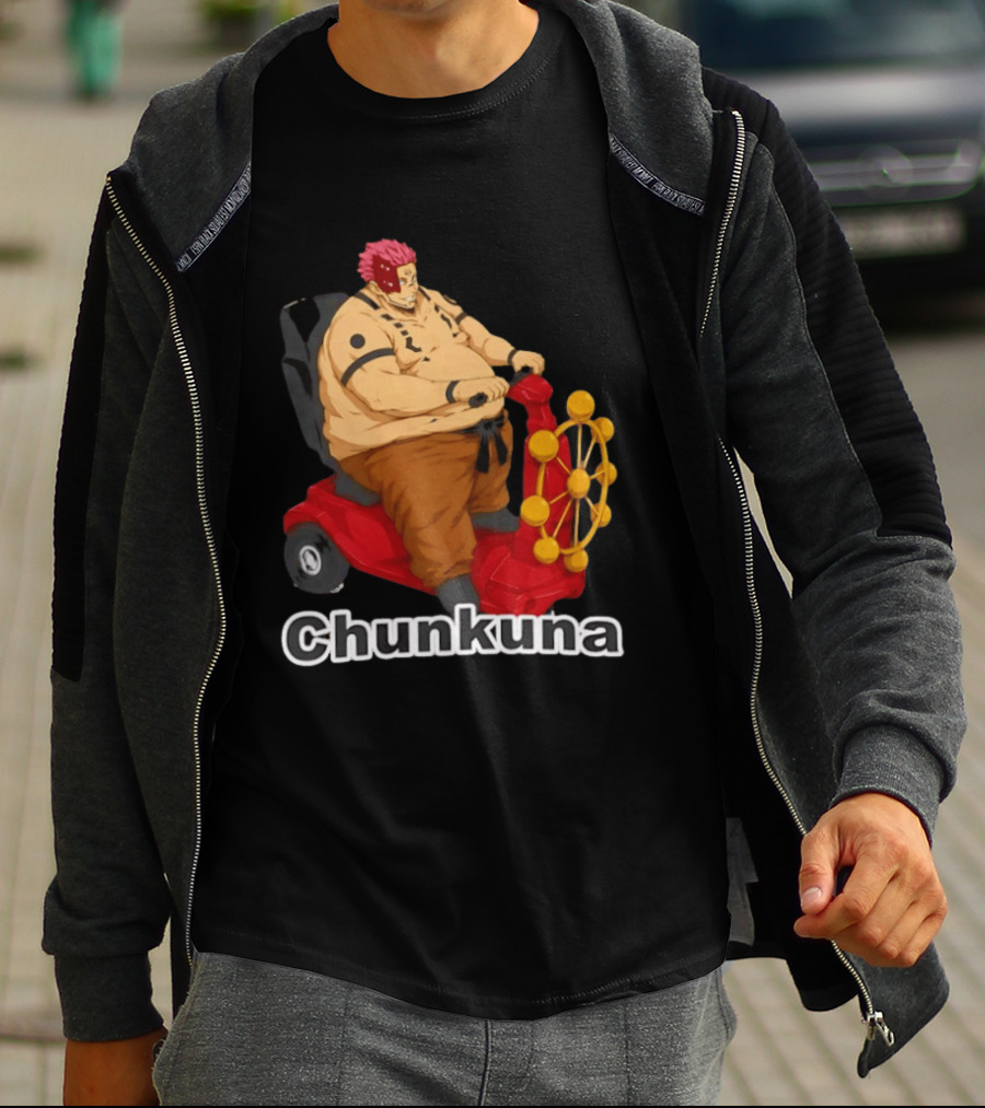 Chunkuna Jujutsu Kaisen Sukuna Parody Anime Manga T-Shirt