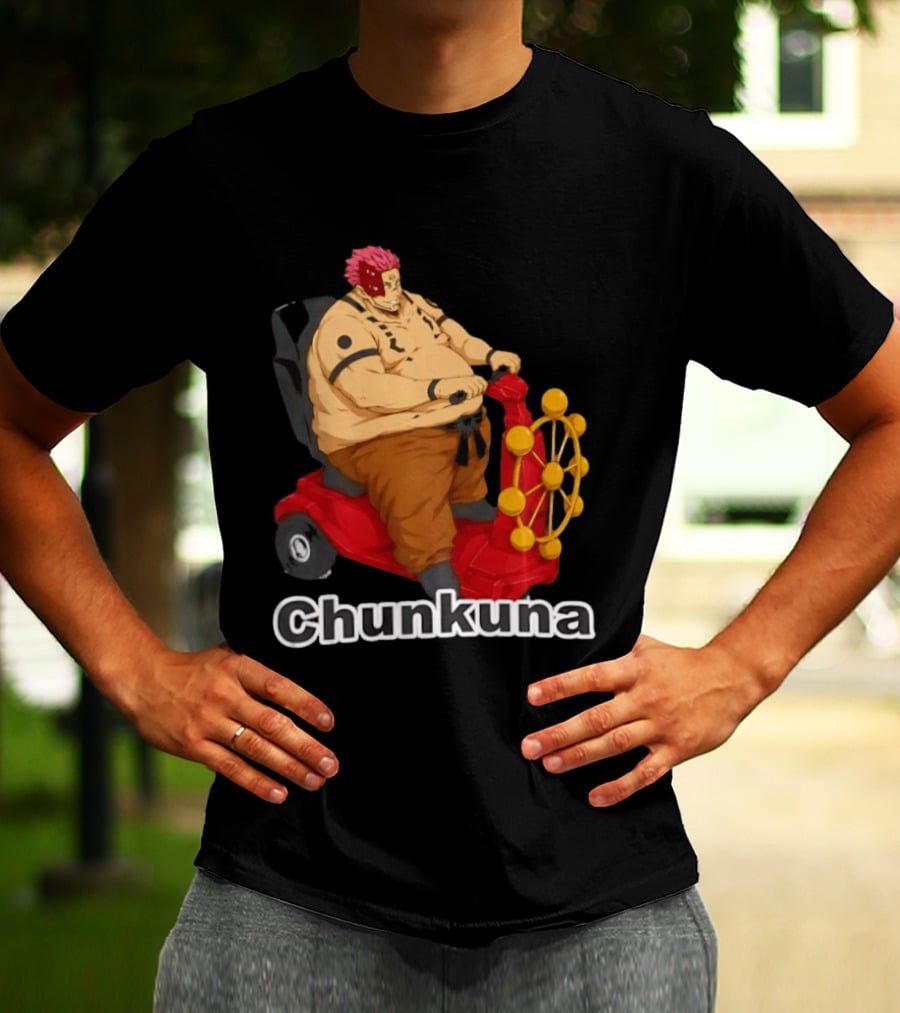 Chunkuna Jujutsu Kaisen Sukuna Parody Anime Manga T-Shirt