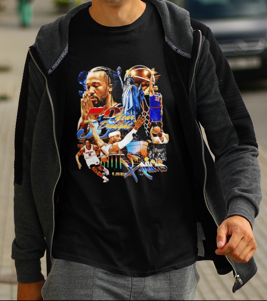 Jalen Brunson Josh Hart 53 Year Drought New York Knicks Basketball Legends T-Shirt