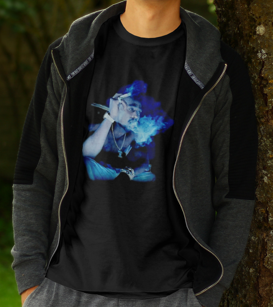 Janet Jackson Thug Life Smoking 2Pac T-Shirt