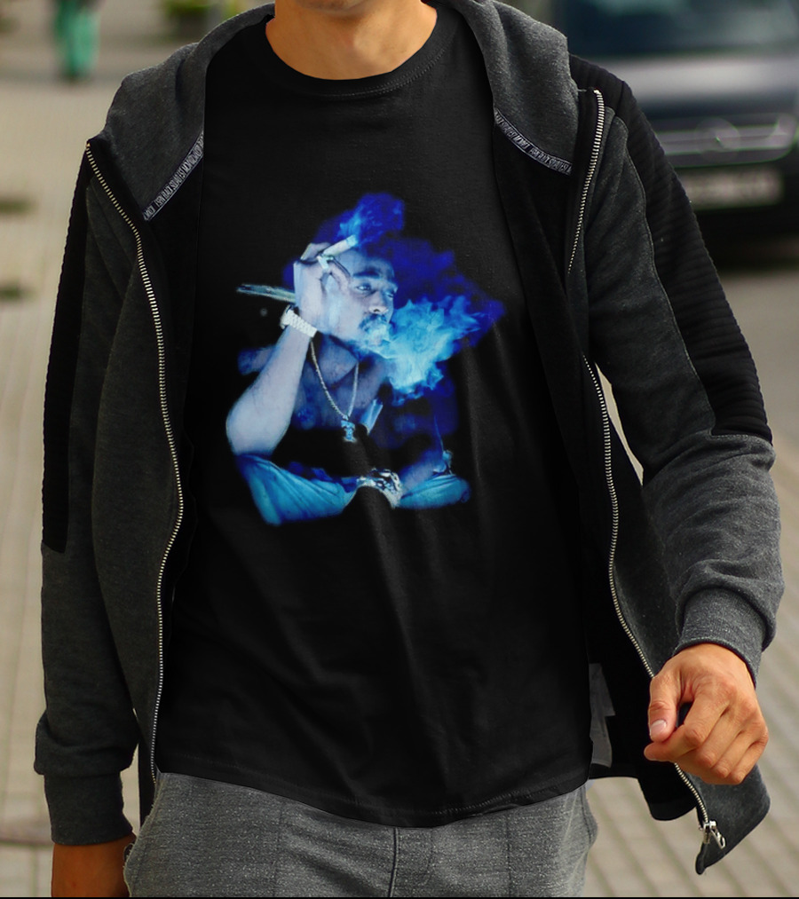Janet Jackson Thug Life Smoking 2Pac T-Shirt