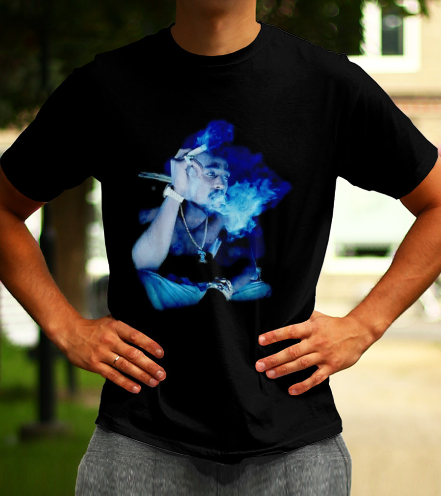 Janet Jackson Thug Life Smoking 2Pac T-Shirt
