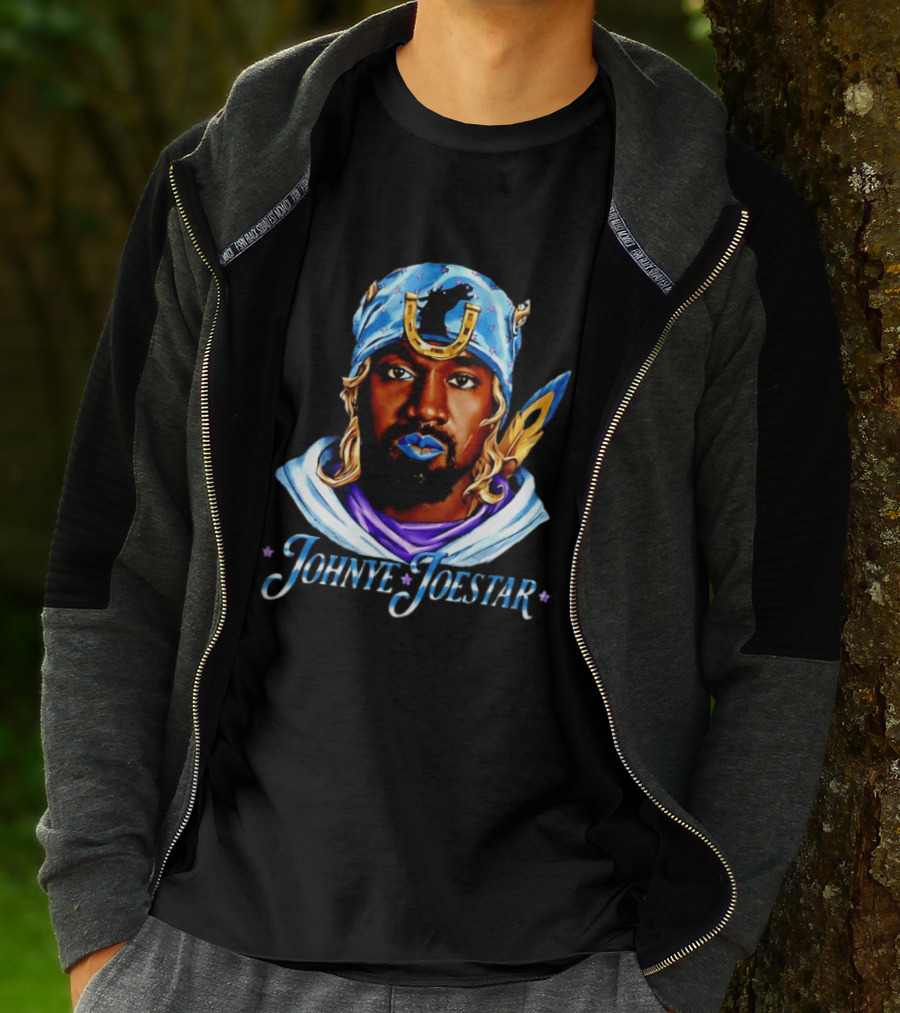 Kanye West Johnye Joestar JoJo's Bizarre Adventure Mashup T-Shirt