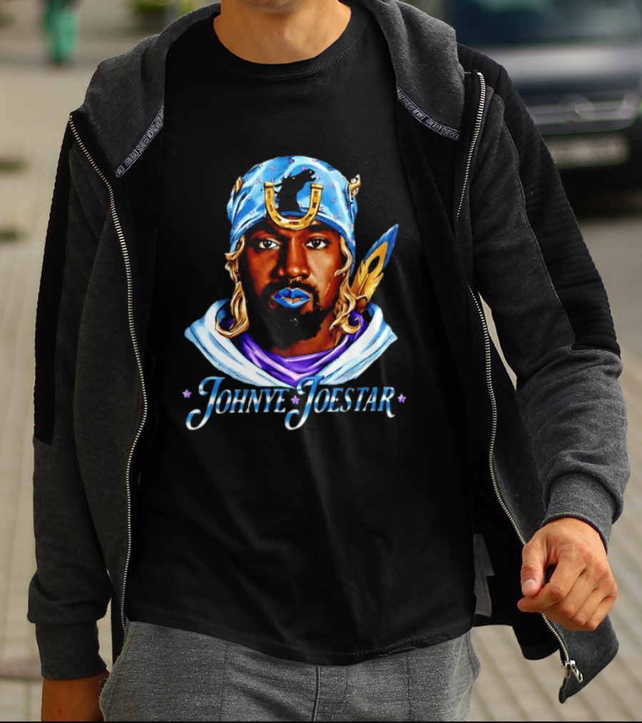 Kanye West Johnye Joestar JoJo's Bizarre Adventure Mashup T-Shirt