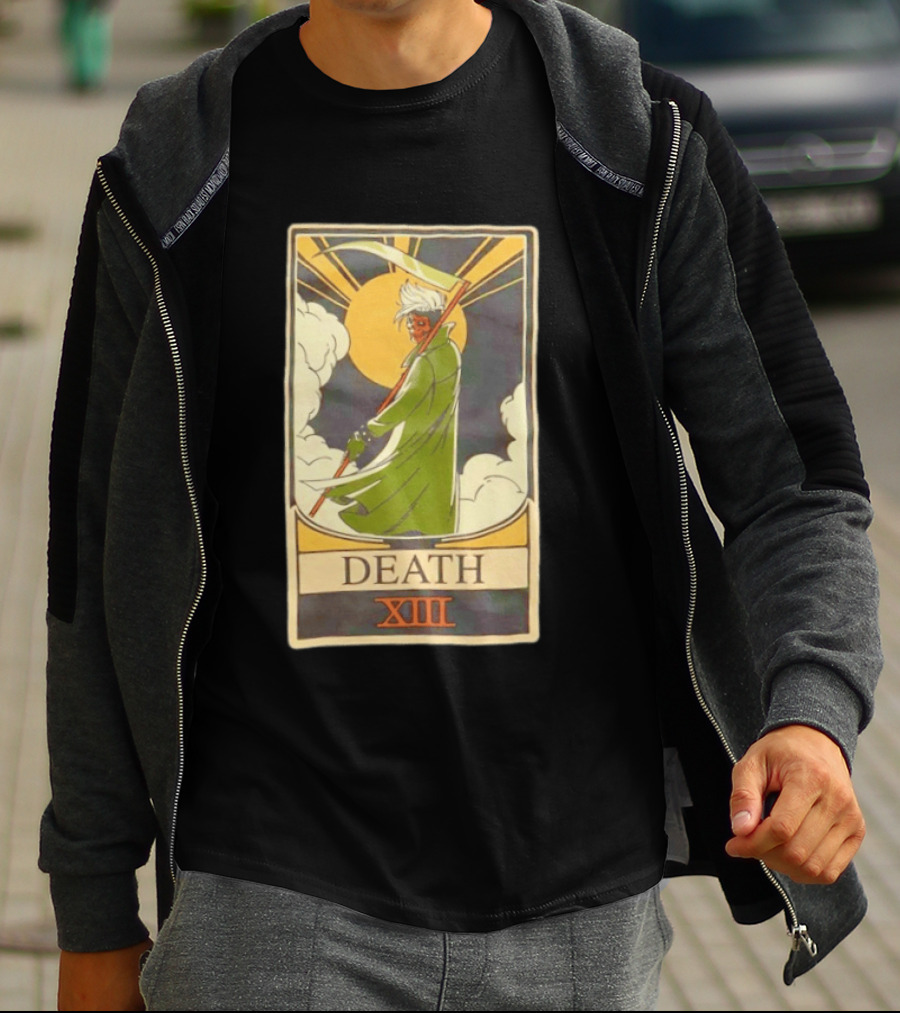 Marvel X Men '97 Gambit Tarot Card Death XIII T-Shirt