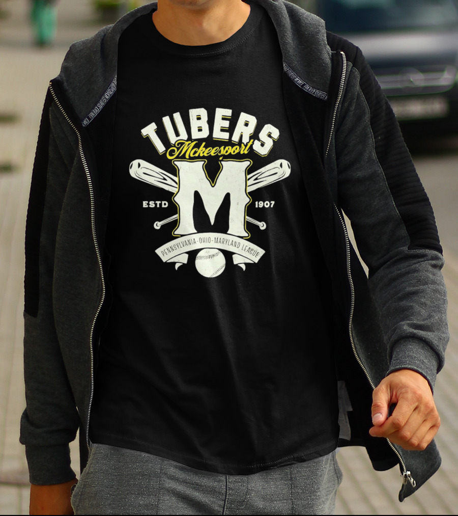 McKeesport Tubers Baseball Est 1907 Pennsylvania Ohio Maryland League T-Shirt