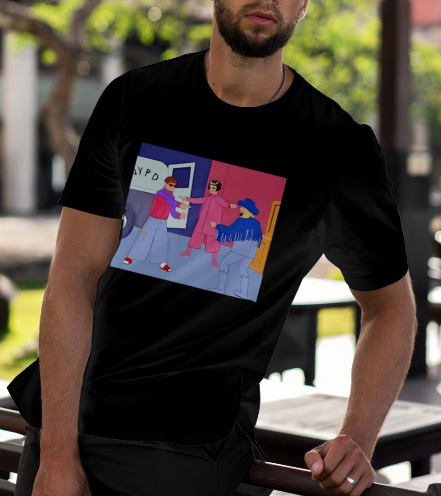 Oliver Tree NYPD Spider Man Pointing Meme T-Shirt