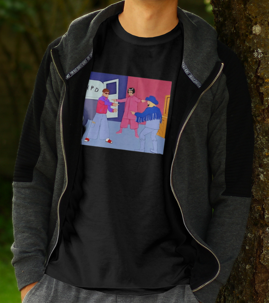 Oliver Tree NYPD Spider Man Pointing Meme T-Shirt